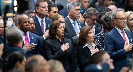 Kamala Harris y el alcalde de Nueva York encabezan en la Zona Cero el homenaje por los ataques terroristas del 11-S