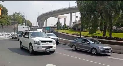 Restablecen la circulación en la autopista México-Cuernavaca tras bloqueo por falta de agua