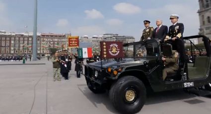 AMLO celebra los 200 años del Colegio Militar durante el desfile del 16 de septiembre