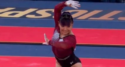 Alexa Moreno suma otra medalla: Gana bronce en la prueba de Piso de la Copa del Mundo de Gimnasia Artística