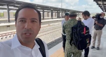 AMLO realiza un nuevo viaje de supervisión del Tren Maya; ahora lo acompaña su hijo Andy