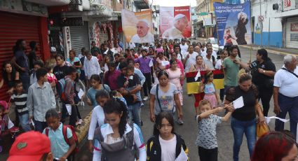 Cientos de migrantes marchan en Tapachula: solicitan apoyo a las autoridades para salir de la ciudad y seguir su camino hacia EU