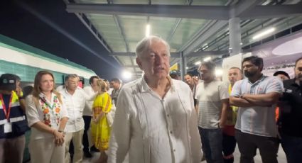 López Obrador publica video de su recorrido a bordo del Tren Maya; fue acompañado por Carlos Slim