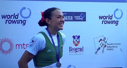 La mexicana Kenia Lechuga gana medalla de plata en el Campeonato Mundial de Remo Belgrado 2023