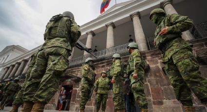 El Centro Histórico de Quito amanece bajo un fuerte resguardo militar ante la escalada de violencia en Ecuador