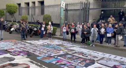 Familias protestan en la Segob para exigir explicaciones sobre la metodología del nuevo censo de personas desaparecidas