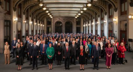 AMLO se reúne con embajadores y cónsules en Palacio Nacional, entre ellos Omar Fayad y Quirino Ordaz