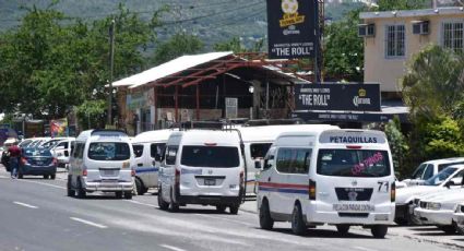 Conductores de transporte público en Acapulco realizan paro de labores; acusan hostigamiento por parte de la Guardia Nacional