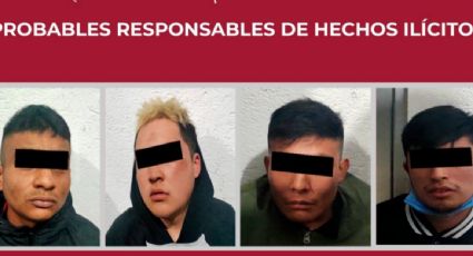 Detienen a cuatro presuntos integrantes de la Familia Michoacana en Zinacantepec acusados de secuestro