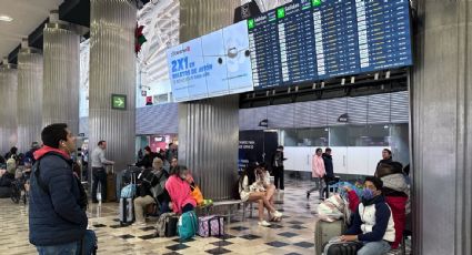 Fallas en las pantallas de la Terminal 2 del AICM dejan a usuarios sin información sobre sus vuelos