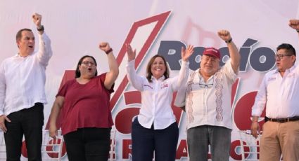 Rocío Nahle comienza su precampaña por Veracruz con mitin en Coatzacoalcos