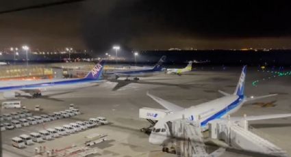Cancelan más de 200 vuelos tras el choque de dos aviones en el aeropuerto de Tokio