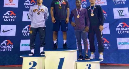 El mexicano Román Bravo conquista la medalla de oro en Grand Prix de lucha libre, en Francia