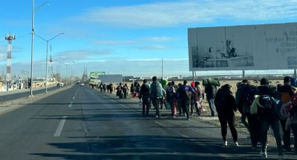 Llega caravana de 500 migrantes a Ciudad de Juárez; autoridades reclaman al gobierno de AMLO la falta de una política de tránsito ordenado