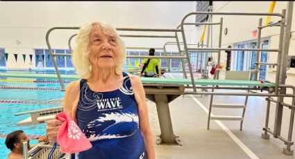 ¡Ejemplar e inspiradora! Betty Brussel, nadadora de 99 años, rompe tres récords mundiales