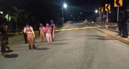 Autoridades de Veracruz hallan restos humanos en dos vehículos abandonados sobre un puente en Tuxpan