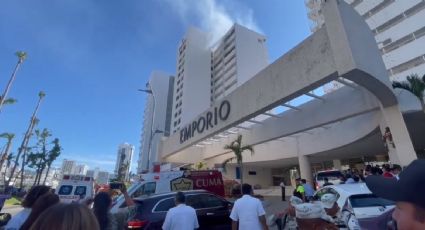 Se registra incendio en el hotel Emporio de Acapulco; no se reportan heridos