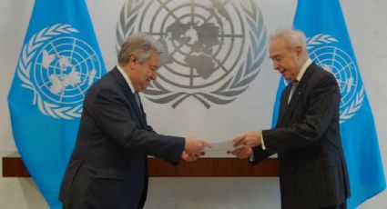 Héctor Vasconcelos entrega credenciales a Guterres como representante permanente de México ante la ONU