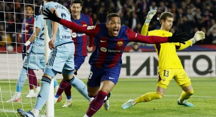 El Barcelona da la cara por Xavi y vence al Osasuna con el primer gol de Vitor Roque como azulgrana