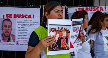 Familiares de víctimas de desaparición forzada en Chiapas protestan para exigir protección