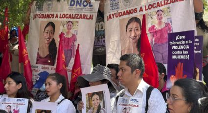 Familiares y organizaciones marcharon en Oaxaca para exigir la aparición con vida de la activista Sandra Domínguez