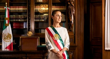 Claudia Sheinbaum presenta su foto oficial como presidenta de México