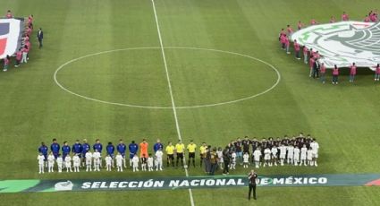 Alexander Acha interpreta sin fallas el Himno Nacional Mexicano en el partido entre el Tri y Estados Unidos