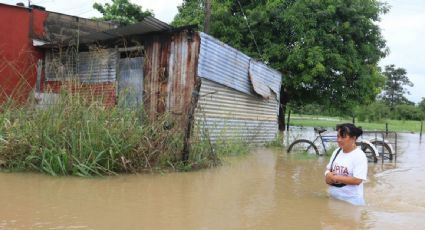 "Nadine" deja afectaciones en Veracruz y Tabasco: inundaciones, deslaves y zonas incomunicadas