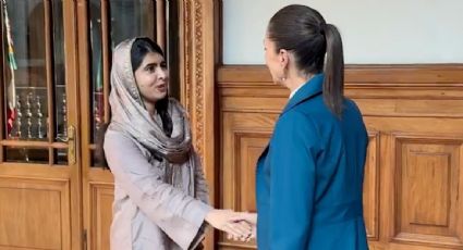 Sheinbaum recibe a Malala Yousafzai en Palacio Nacional y destacan la importancia de la educación para las niñas