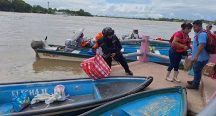 Suman siete muertes por lluvias en Veracruz; desbordamiento del río Coatzacoalcos causa estragos