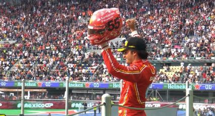 El español Carlos Sainz enloquece a la afición en el Autódromo Hermanos Rodríguez: “Si hubiera tenido que escoger un sitio para ganar, hubiera sido México”