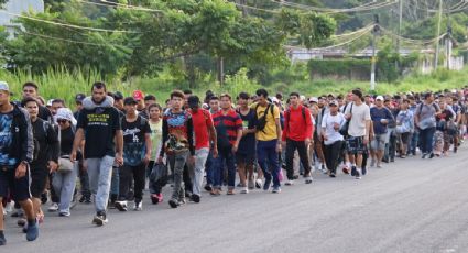 Primera caravana migrante de la presidencia de Sheinbaum sale de Tapachula rumbo a la CDMX