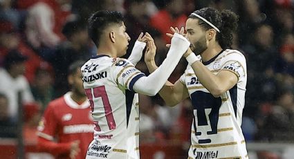 Los Pumas consiguen un valioso empate ante el Toluca y frenan la marcha perfecta de los Diablos en el infierno