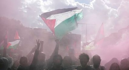 Manifestantes propalestinos se movilizaron en todo el mundo previo al aniversario del ataque de Hamás en Israel