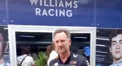 Christian Horner, jefe de Red Bull, alimenta los rumores sobre el despido de Checo Pérez: Visita a Williams, escudería de Franco Colapinto