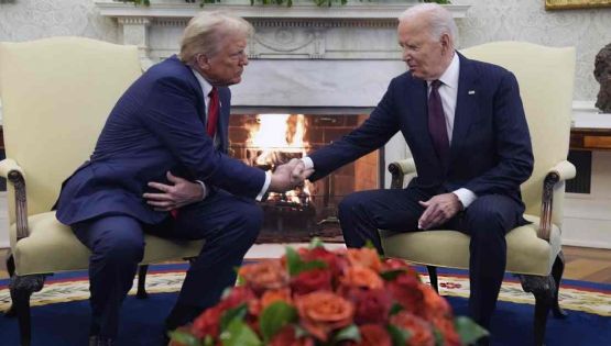 Trump resalta que "la política es dura", pero agradece a Biden por asegurar una transición pacífica