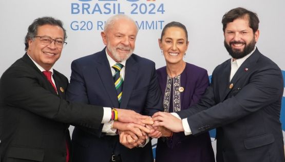 “América Latina unida”: Sheinbaum coincide con Lula da Silva, Boric y Petro en el G20