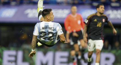 Argentina vence a Perú con golazo de tijera de Lautaro Martínez a pase de Messi