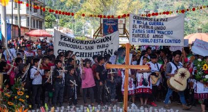 "Que los pueblos tengan libertad": marchan en Chiapas para exigir justicia a un mes del asesinato del padre Marcelo Pérez