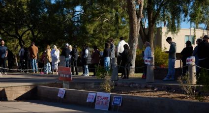 Arizona blinda los centros de votación con guardias, drones y vallas de púas