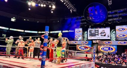 Luchadores del CMLL rinden un minuto de aplausos en memoria de Scorpio Jr. en la Arena México