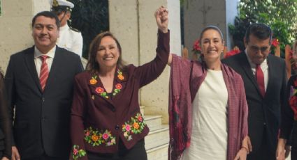 Rocío Nahle evade hablar de la gestión de Cuitláhuac García en su toma de protesta; promete paz y seguridad