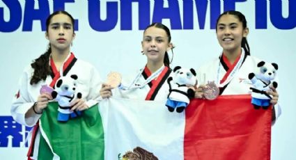 México aumenta su cosecha de medallas al sumar cinco bronces en el Mundial de Taekwondo Poomsae 2024