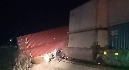 Un tren de carga se descarriló en su paso por Jalisco; no se reportan lesionados