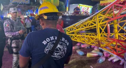 Se desploma juego mecánico en una feria de Acapulco; reportan al menos dos lesionados