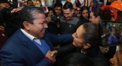El gobernador David Monreal recibe a Sheinbaum en Zacatecas en horario laboral