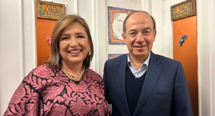 Xóchitl Gálvez se reúne en Madrid con Felipe Calderón y connacionales para abordar la violencia en México