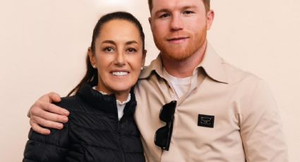 Claudia Sheinbaum presume fotografía con el 'Canelo' Álvarez: "Es un símbolo para nuestro país"