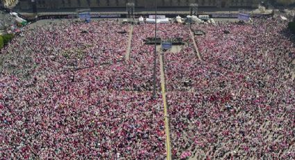 Del #NarcoPresidente a la defensa de la democracia: así retumbó la marea que volvió a inundar el Zócalo