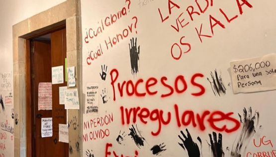 Universidad de Guanajuato denuncia por vandalismo a siete estudiantes que tomaron rectoría en 2023
